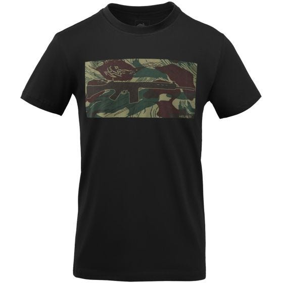 Helikon FN FAL T-Shirt Black/Rhodesian Camo