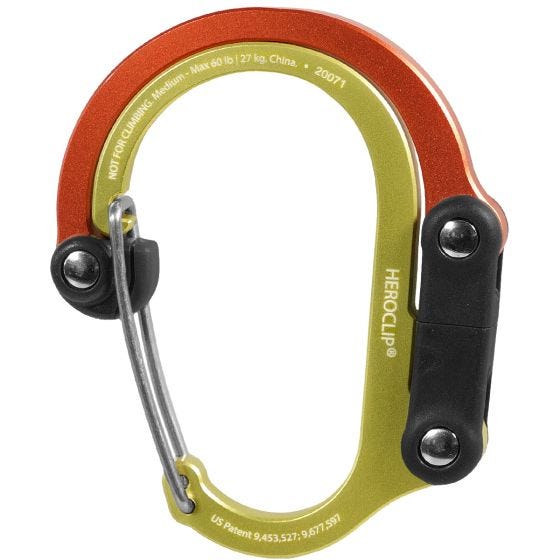 Heroclip Medium Gear Clip Fireball