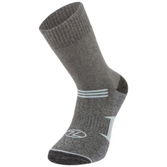 Highlander Trek Combed Cotton Sock Gray