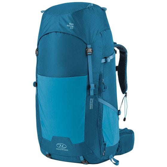 Highlander Men's Ben Nevis Rucksack 65L Petrol
