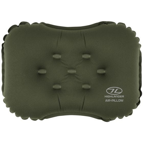 Highlander Nap-Pak Camping Air Pillow Olive