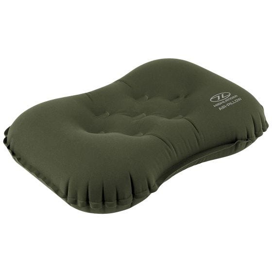 Highlander Nap-Pak Camping Air Pillow Olive