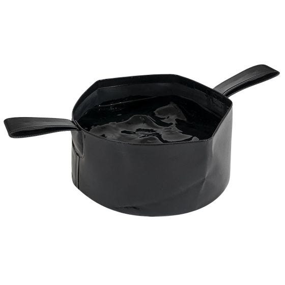 Highlander PVC Collapsible Water Bowl 4L Black