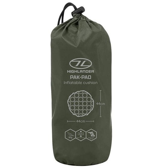 Highlander Pak-Pad Air Seat Olive