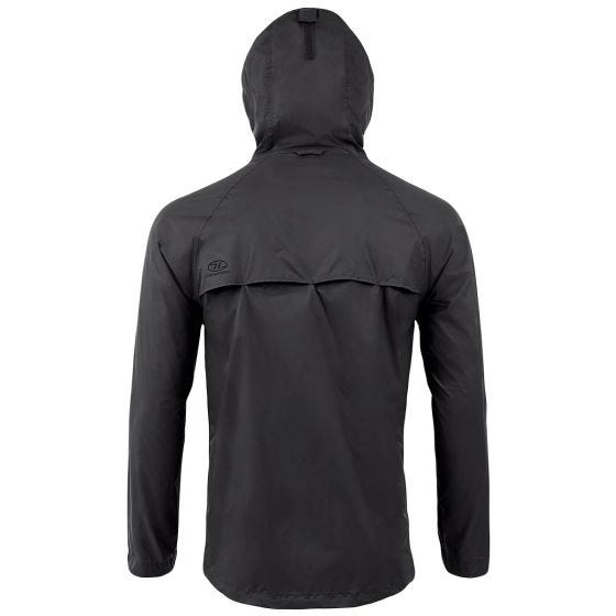 Highlander Stow & Go Packaway Jacket Black