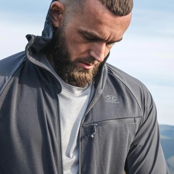 Highlander Hirta Hybrid Jacket Dark Grey