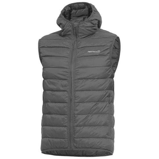 Pentagon Aurora Puffer Vest Cinder Gray