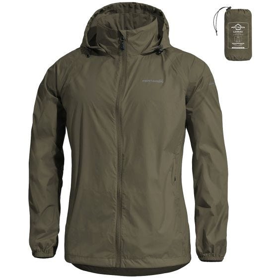 Pentagon Cloudburst Packable Women Rain Jacket RAL 7013