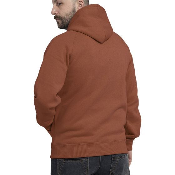 Pentagon Phaeton Zipped Hoodie Maroon Red