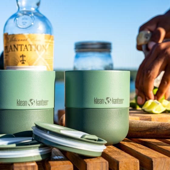 Klean Kanteen Rise 280ml Lowball Tumbler w/Flip Lid Sea Spray