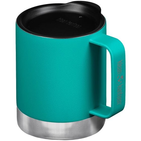Klean Kanteen 355ml Insulated Camp Mug w/Tumbler Lid Porcelain