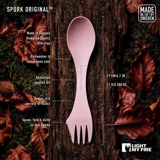 Light My Fire Spork Original Bio Shady Green