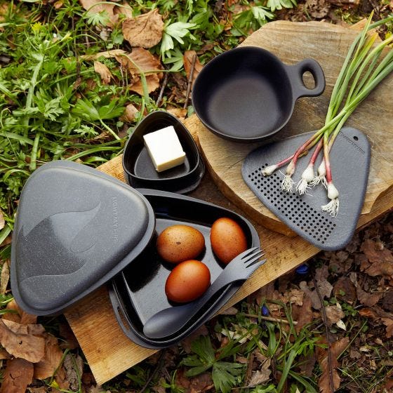 Light My Fire Outdoor MealKit 8pcs Set Dusty Pink