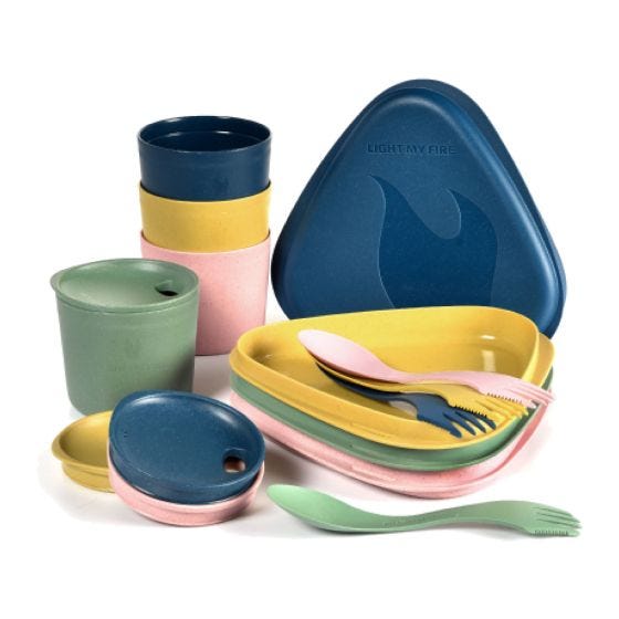 Light My Fire Picnic for 4 Bio Set Multi Colour