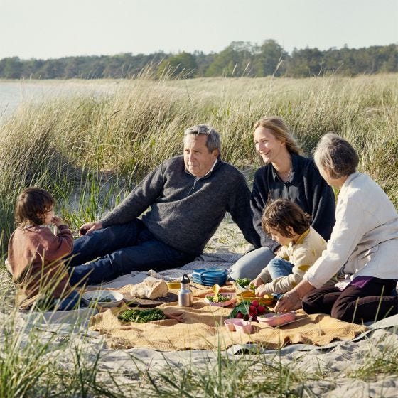 Light My Fire Picnic for 4 Bio Set Multi Colour