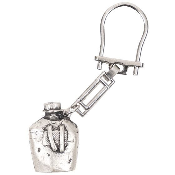 MFH Canteen Key Ring Silver