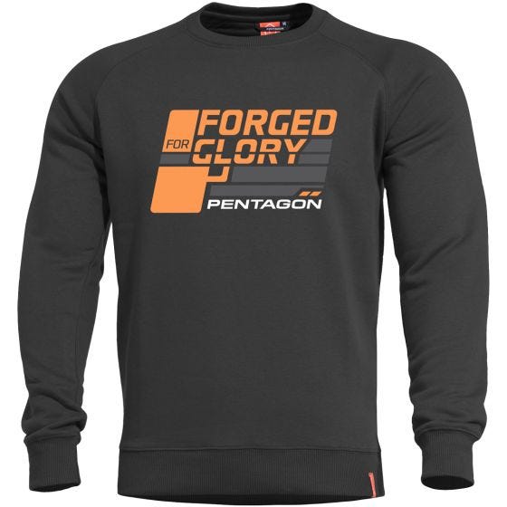Pentagon Hawk Sweater Forged for Glory Black