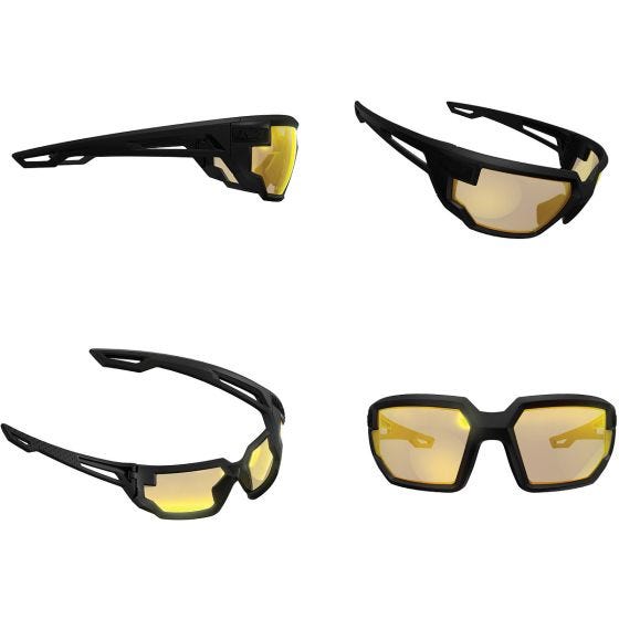 Mechanix Wear Vision Type-X F Safety Eyewear Amber Lens Black Frame