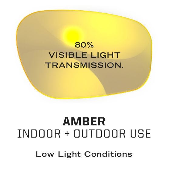 Mechanix Wear Vision Type-X F Safety Eyewear Amber Lens Black Frame