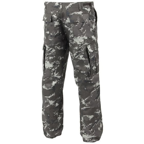 Mil-Tec BDU Ranger Combat Trousers Digital Black