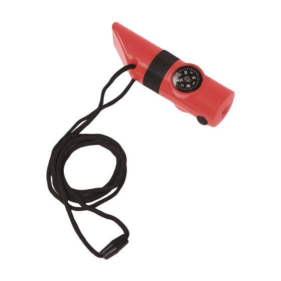 Mil-Tec Signaling Whistle 6IN1 Red