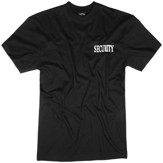 Mil-Tec Double SECURITY Print T-Shirt Black
