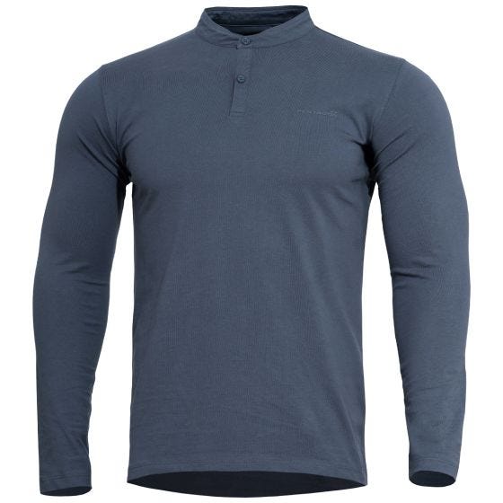 Pentagon Romeo 2.0 Henley Shirt Charcoal Blue