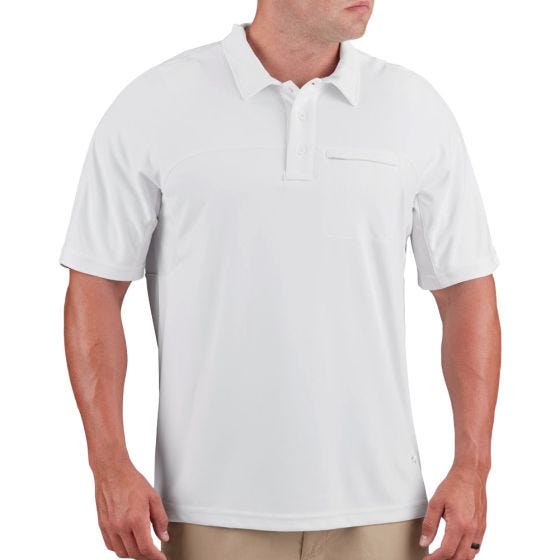 Propper Men's HLX Polo Short Sleeve White