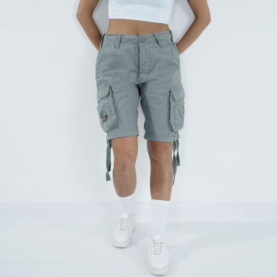 Surplus Ladies Airborne Vintage Shorts Gray