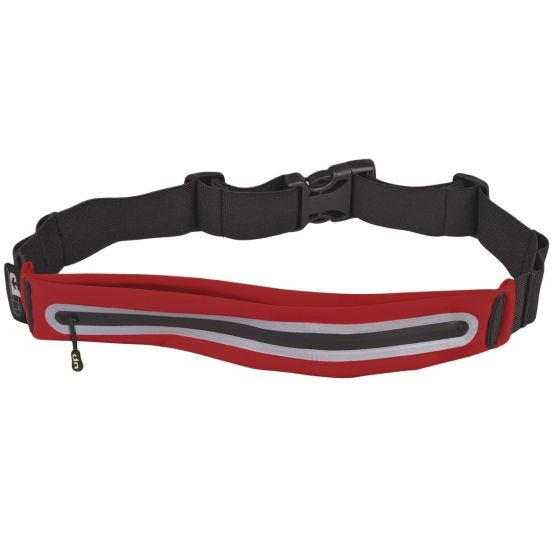 Ultimate Performance Ease Runners Expandable Waist Bag Red/Reflective