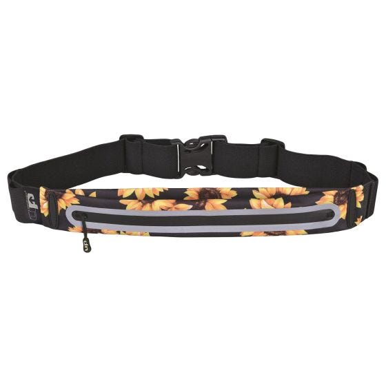 Ultimate Performance Ease Runners Expandable Waist Bag Sunflower/Reflective