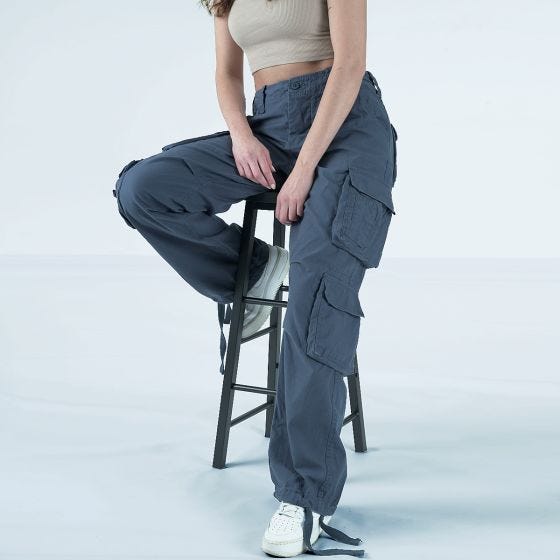 Surplus Ladies Airborne Vintage Trousers Navy