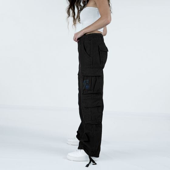 Brandit Ladies Pure Vintage Trousers Black