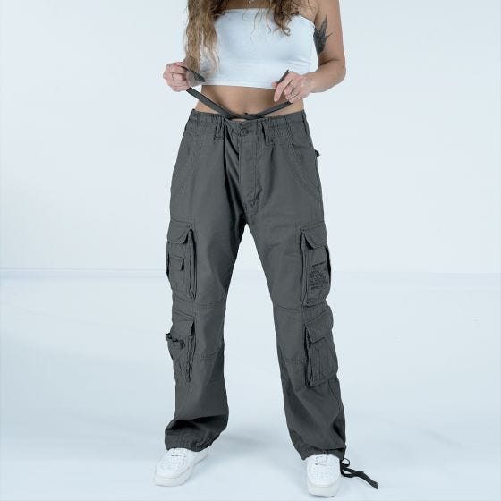Brandit Ladies Pure Vintage Trousers Anthracite