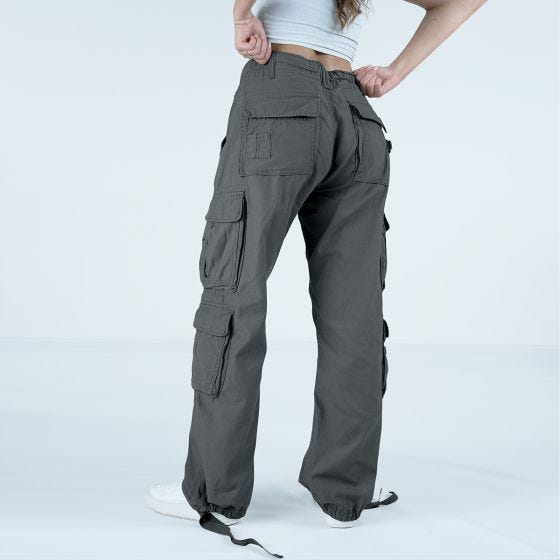 Brandit Ladies Pure Vintage Trousers Anthracite