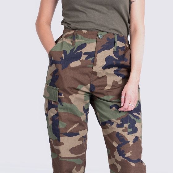 MFH Ladies Ripstop Trousers Woodland