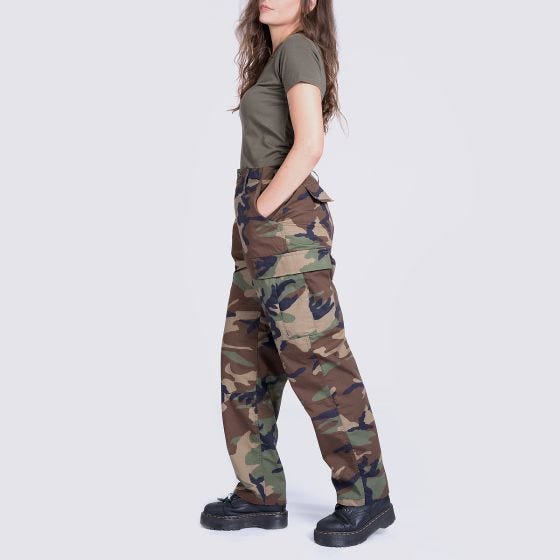 MFH Ladies Ripstop Trousers Woodland