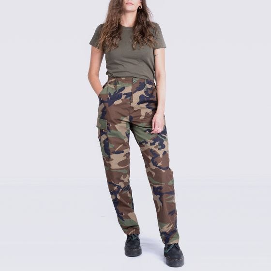 MFH Ladies Ripstop Trousers Woodland