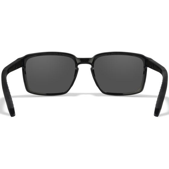 Wiley X WX Alfa Glasses - Captivate Polarized Gray Lenses / Gloss Black Frame