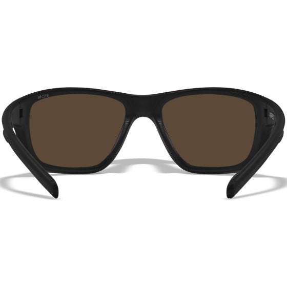 Wiley X WX Aspect Glasses - Captivate Polarized Bronze Mirror Lens / Matte Black Frame