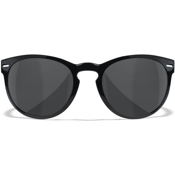Wiley X WX Covert Glasses - Gray Lenses / Gloss Black Frame