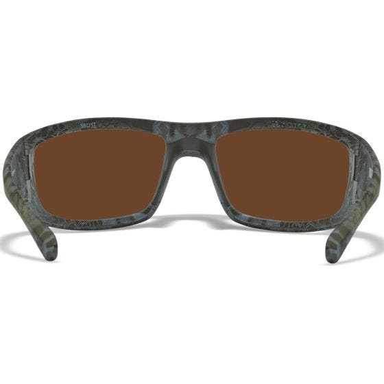 Wiley X WX Omega Glasses - Captivate Polarized Green Mirror Lens / Kryptek Neptune Frame