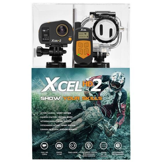 Xcel HD2 Sport Edition Camera Black
