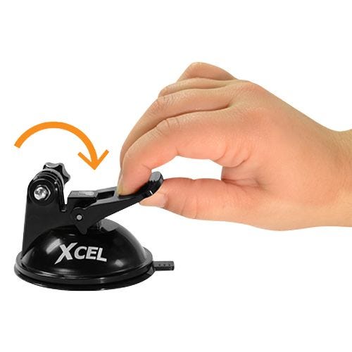 Xcel Suction Mount Black