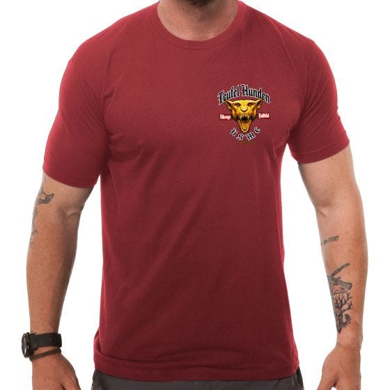 7.62 Design USMC Devil Dog T-shirt Red
