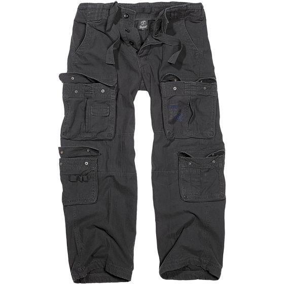 Brandit Pure Vintage Trousers Black