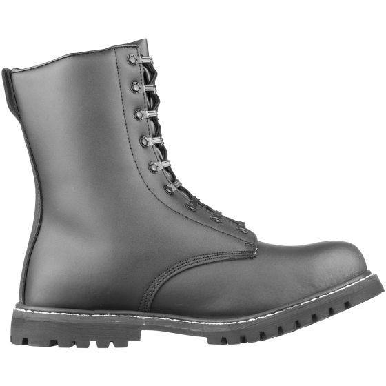 Brandit Combat Para Boots with Faux Fur Black