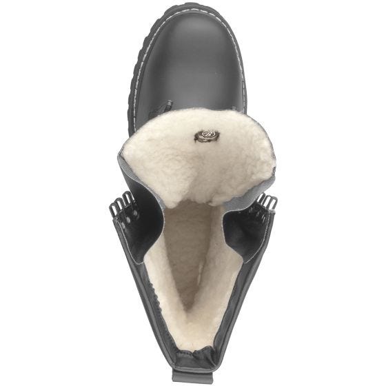 Brandit Combat Para Boots with Faux Fur Black