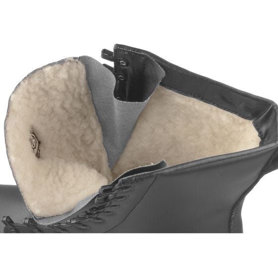 Brandit Combat Para Boots with Faux Fur Black
