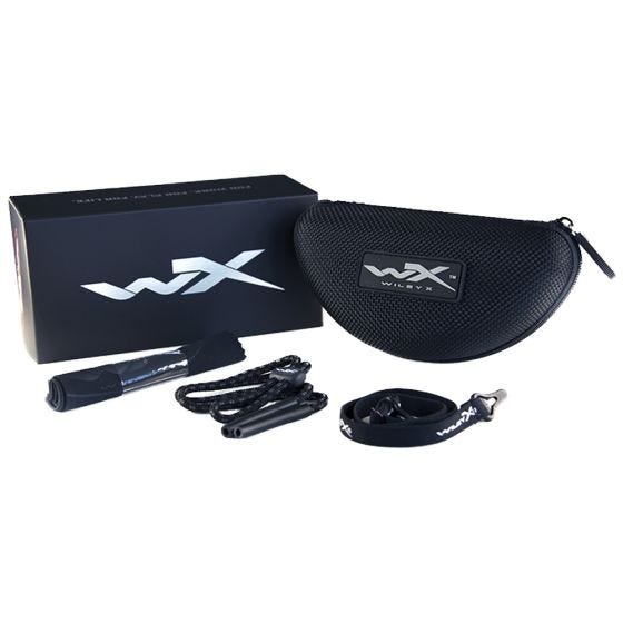 Wiley X WX Boss Glasses - Clear Lens / Gloss Black Frame